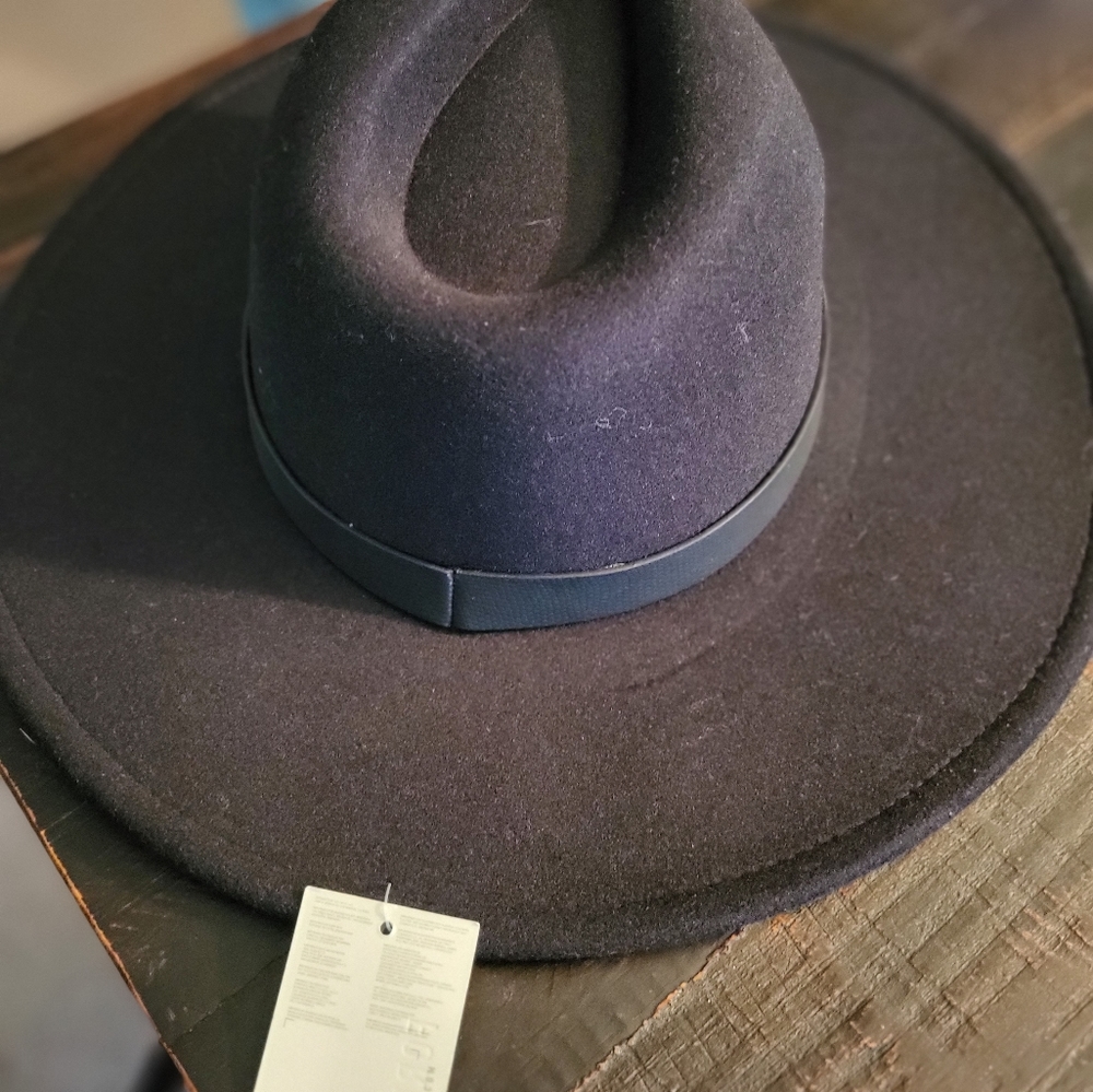 Black Fedona Hat
